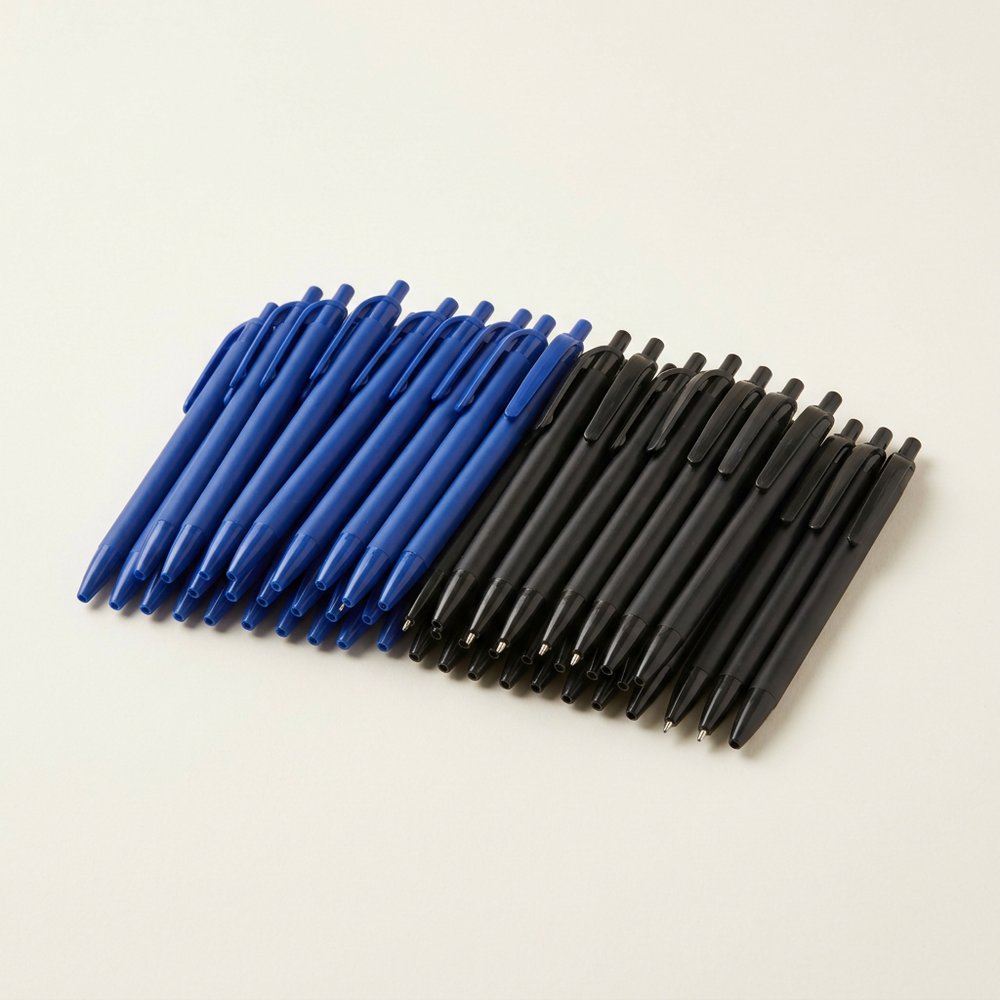 Retractable Ballpoint Pen Set (Pack of 50)